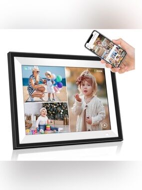 10.1” WiFi Digital Photo Frame 32GB Touchscreen NEW Sealed